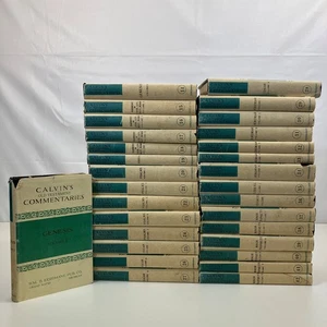 Calvin's Old Testament Commentaries 30 Volume Partial Set 13-42 Eerdman's HCDJ - Picture 1 of 20