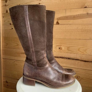 R Boots Brazil Sherpa gefüttert Tall Riding APW21174 11M Damen braun - Bild 1 von 8