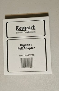 NEW Redpark Gigabit+ PoE Adapter L6-NETPOE - Photo 1/1