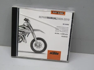 2009-2019 KTM 65 SX 65 XC OEM REPAIR MANUAL DVD CD - Picture 1 of 2