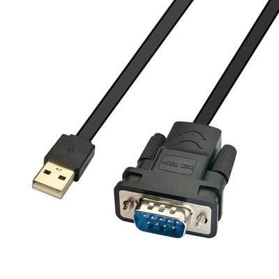 SH-RS232D2 Câble USB vers série RS232 DB9 Puce PL2303GT intégrée pour Windows... - Photo 1/4