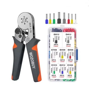 Herramienta de prensado de virola HSC8 6-4/6-6 0,25–10 mm² Juego de alicates de terminal de alambre - Imagen 1 de 10