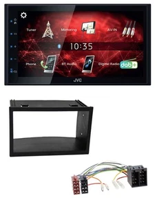 JVC DAB USB Bluetooth 2DIN MP3 Autoradio für VW Golf 4 Polo T4 Fox Passat ISO - Bild 1 von 5