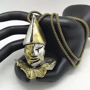Vintage Lee Menichetti Masquerade Brooch or Necklace Pendant Marked - Picture 1 of 10