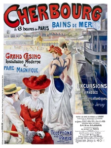 Plakat Westbahn - Cherbourg - Bild 1 von 2