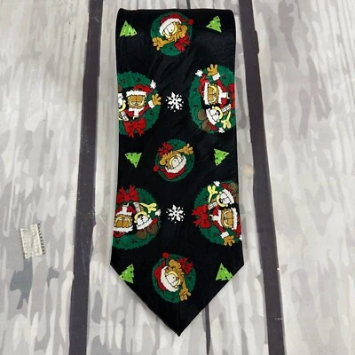 Corbata de Navidad de poliéster Keith Daniel's Garfield and Odie (T3) Foto 1 de 4