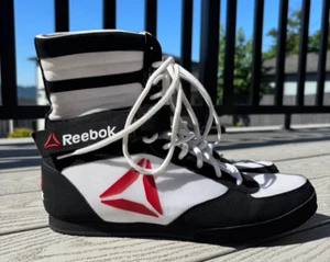 Reebok Boxstiefel Delta Herren Größe 10 Nubuk weiß schwarz rot BD1348 - Bild 1 von 10