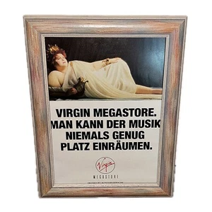 Virgin Musik Megastore Francoforte pubblicità incorniciata guardia di constabler fan rarità - Foto 1 di 5