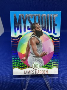2020-21 Panini Illusions James Harden Mystique Sapphire Blue Acetate #9 Nets
