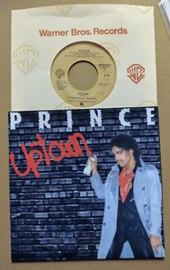 PRINCE UPTOWN 7" US VINYL SINGLE 45 - FREE CUSTOM PIC SLEEVE - Picture 1 of 4