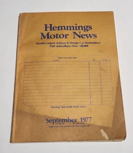 Hemmings Motor News Sept 1977 Volume 25 #1 - Picture 1 of 3