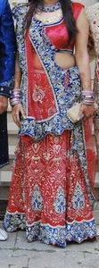 Heavy Designer Bridal Lehenga/ Matching Male Sherwani Available Size M, - Picture 1 of 7
