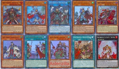 Yugioh Ancient Warriors Deck - Masterful Sun Mou Virtuous Liu Xuan Tenki - Image 1 of 4