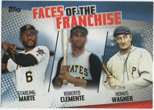 2019 Topps Series 2 MARTE / CLEMENTE / WAGNER Faces of the Franchise Blue FOF-22 - Bild 1 von 2