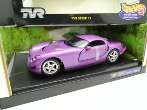 Hot Wheels 1/18 - Tvr Speed 12 Violet - Picture 1 of 1