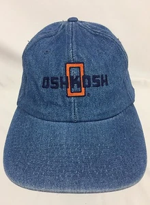 OSHKOSH - NEU Vintage Denim Slideback verstellbar Dad Mütze, Low Profile Skate Cap - Bild 1 von 9