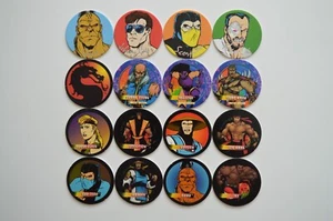 1992 Mortal Kombat Midway Series Milk Caps Pogs - Picture 1 of 2