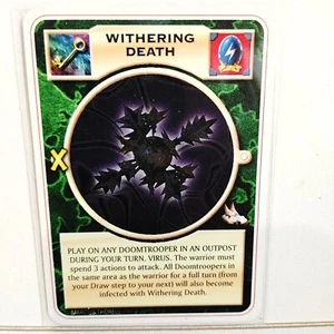 DOOMTROOPER CCG (Paradise Lost)-- WITHERING DEATH -- NM / MINT - Picture 1 of 1