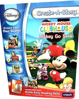 Disney VTech Mickey Mouse Clubhouse Create-A-Story Educational Set - Image 1 of 4