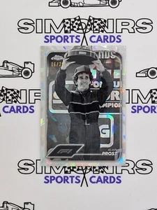 2024 Topps Chrome Sapphire F1 Alain Prost Black & White Refractor 06/20 #195 - Imagen 1 de 2