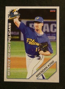 2019 Choice, Myrtle Beach Pelicans - BRENDAN KING