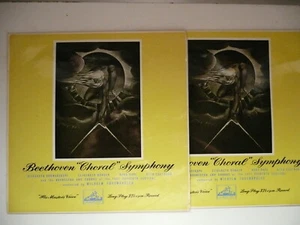 FURTWANGLER CONDUCTS BEETHOVEN SYMPHONY NO 9 BAYREUTH FO EMI ALP 1286-7 - Picture 1 of 10