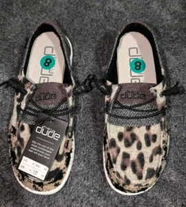 Hey Dude Nora | Black Cheetah | Women's Lightweight Casual Slip On Shoes |Size 8 - Picture 1 of 9