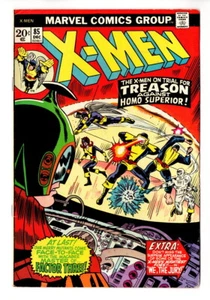 X-Men #85, We, the Jury, Juggernaut cameo, December 1973 Better Grade - Picture 1 of 2