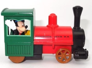 MICKEY MOUSE DISNEY "THUNDER MOUNTAIN" PULL BACK TRAIN - MINT - Picture 1 of 3