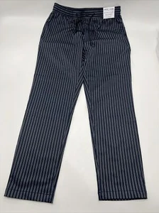 Topman Stretch Skinny Pants Size 32 X 32 White Black. Striped Drawstring Chino - Picture 1 of 13