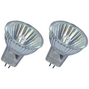 2 X Lampadina Alogena Riflettore 10W o 20W MR11 GU4 Bianco Caldo - Foto 1 di 2