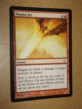 Magic the Gathering MTG - Magma Jet Fifth Dawn Uncommon New