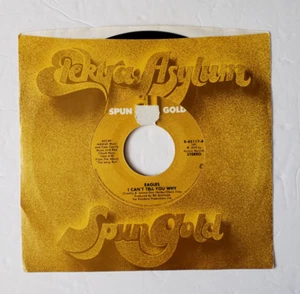 1979 By Asylum Records EAGLES I Can't Tell You Why E-45117-A 45 rpm Vinyl Record - Imagen 1 de 11