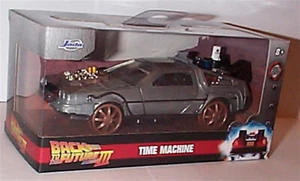 Back To The Future 111 Delorean Train track Wheels 1:32 Jada 34786 New in Box - Picture 1 of 2
