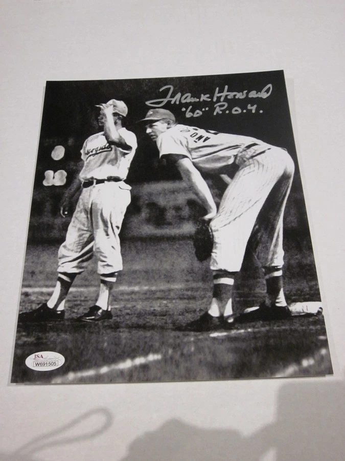 Frank Howard 60 ROY Dominican League Signed Auto Autographed 8x10 JSA - Image 1 of 1