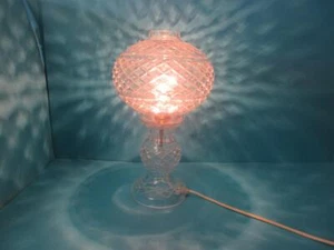 15" BEAUTIFUL VINTAGE RARE TYRONE IRISH CRYSTAL TABLE LAMP LIGHT SLIEVE DONARD - Picture 1 of 7