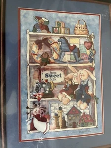 NIP Dimensions #1372 "Country Treasures" Crewel Embroidery 12x18 Home Sweet Home - Picture 1 of 7