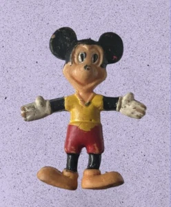 Vintage Rubber Bendee Bendy Figure Mickey Mouse Walt Disney WDP Hong Kong 3' - Picture 1 of 2
