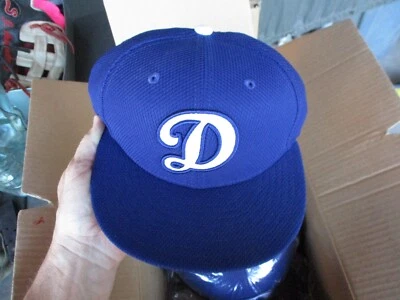 DODGERS Blue Body, Stylized D New Era Fitted Cap, Baseball Hat, size 6 5/8 - Image 1 of 4