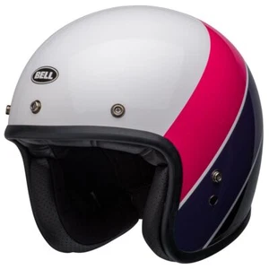 Bell Custom 500 Open-Face Motorcycle Helmet RIF Pink Purple - Picture 1 of 8
