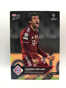 Topps Now Champions League 2021/22 #100 Thomas Müller - FC Bayern München