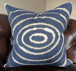 Cushion Cover Handmade In Harlequin Fabric Navy Square  - Picture 1 of 5
