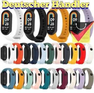 Armband für Xiaomi Mi Band 9 / 8 Sport Uhrenarmband Silikon Ersatz strap tracker - Zdjęcie 1 z 48