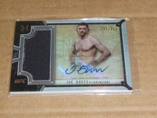 2018 Topps UFC MUSEUM COLLECTION JOE DUFFY AUTOGRAPH/AUTO RELIC /315 R8353