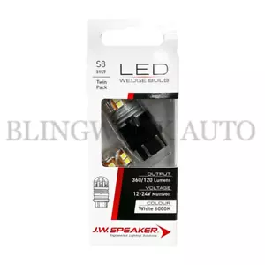 (PAIR) JW Speaker LED P27/7W 3157 6000K Dual Brightness White Bulbs for JEEP - Bild 1 von 9