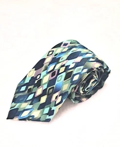 Jerry Garcia Designer Krawatte Damen mit Argyle Socken Kollektion 58 Regenbogen Logo - Bild 1 von 9