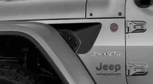 Calcomanías gráficas a rayas de acento Fender se adaptan a Jeep Gladiator/Wrangler de 18 a 22 - Imagen 1 de 1