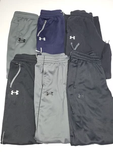 Boys Under Armour Athletic Pants Lot size youth Large YLG 6 pairs jogger - Picture 1 of 8