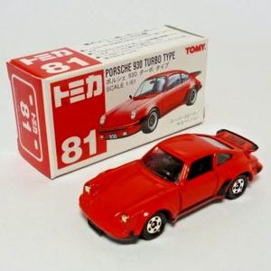 TOMICA 81 PORSCHE 930 TURBO RED 1/61 TOMY DIECAST CAR from Japan - Picture 1 of 6