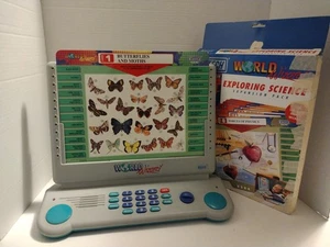 VTech World Wizard Learning System w/ 20 Double-Sided Cards Tested Works 1992 - Picture 1 of 13